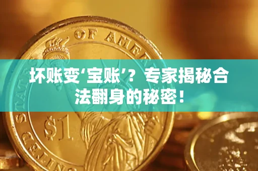 济南坏账变‘宝账’？专家揭秘合法翻身的秘密！