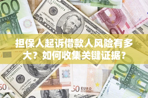 济南担保人起诉借款人风险有多大？如何收集关键证据？