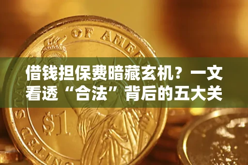 济南借钱担保费暗藏玄机？一文看透“合法”背后的五大关键陷阱
