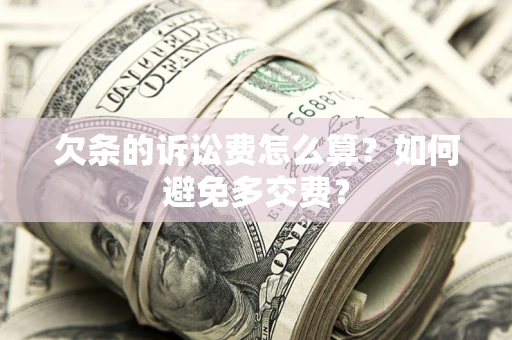 济南欠条的诉讼费怎么算？如何避免多交费？
